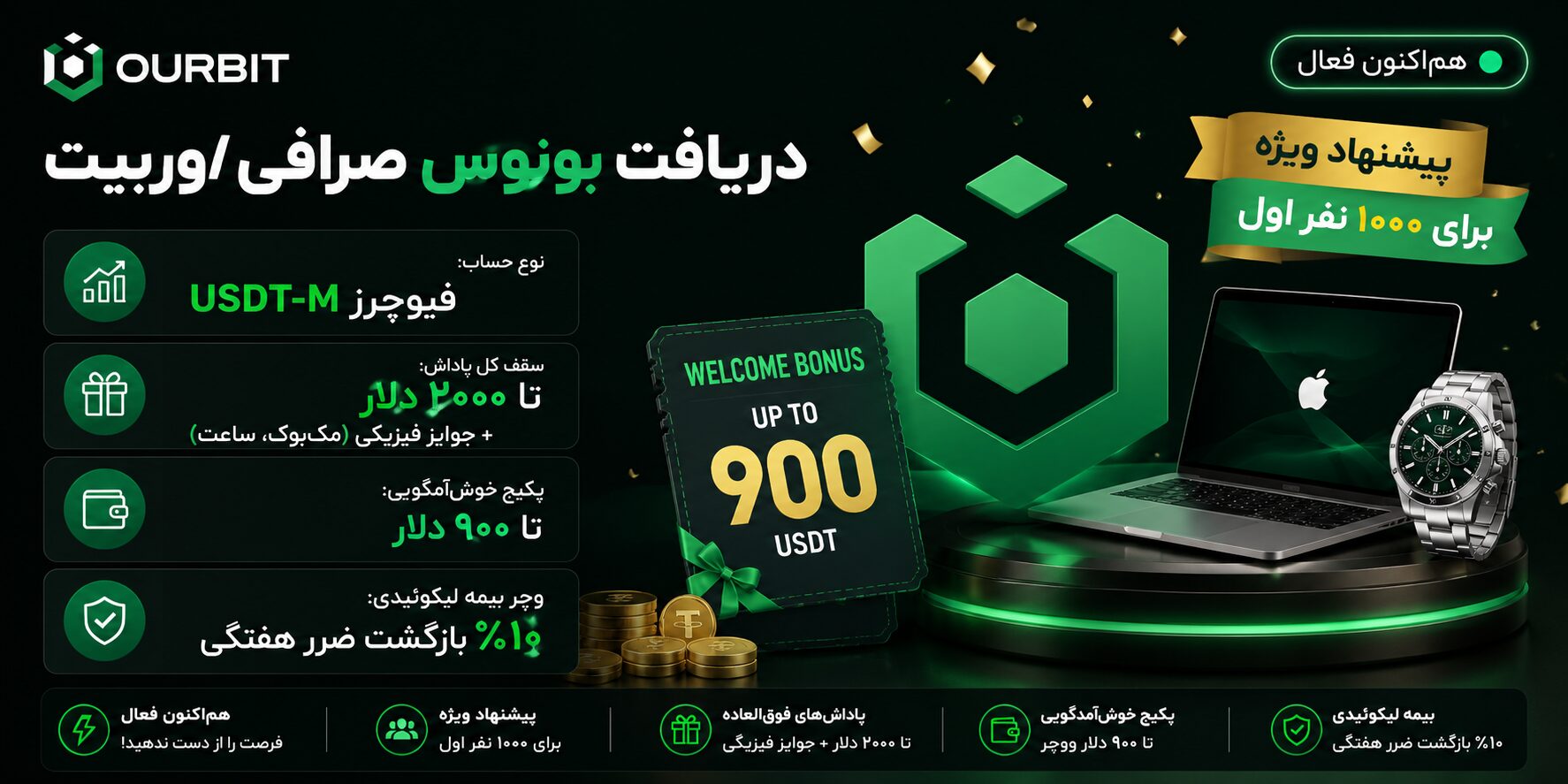 دریافت بونوس شگفت انگیز اوربیت