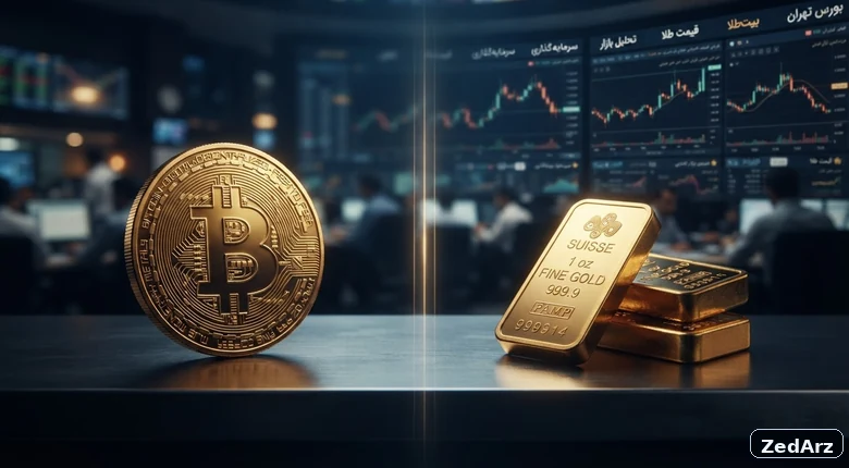 مقایسه خرید بیت کوین و طلا بعد از جهش اخیر بازار