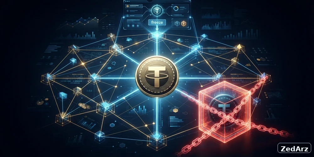 نحوه فریز شدن آدرس تتر USDT توسط صادرکننده