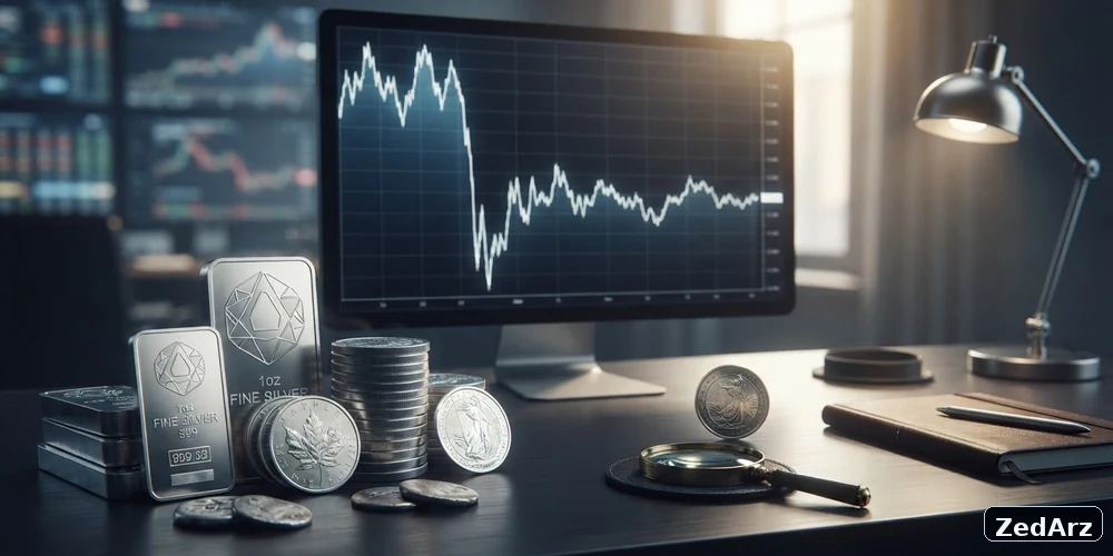 تصویر تحلیلی خرید نقره پس از ریزش قیمت یا صبر برای تثبیت بازار
