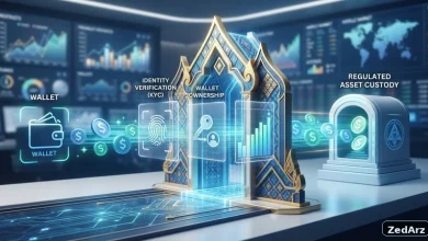 تصویر مفهومی محدودیت انتقال تتر و استیبل کوین در تایلند