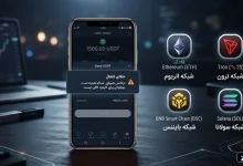 مشکل انتقال تتر از تراست ولت با وجود موجودی USDT
