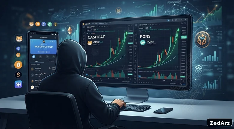 تصویر شاخص مقاله سود چند میلیون دلاری تریدر از CASHCAT و PONS