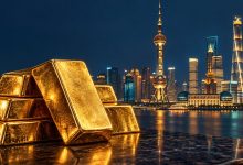 تصویر مفهومی شمش طلا و صندوقهای ETF طلای چین