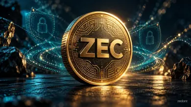 تصویر مفهومی سکه زی کش ZEC برای تحلیل امروز ۲۷ مهر