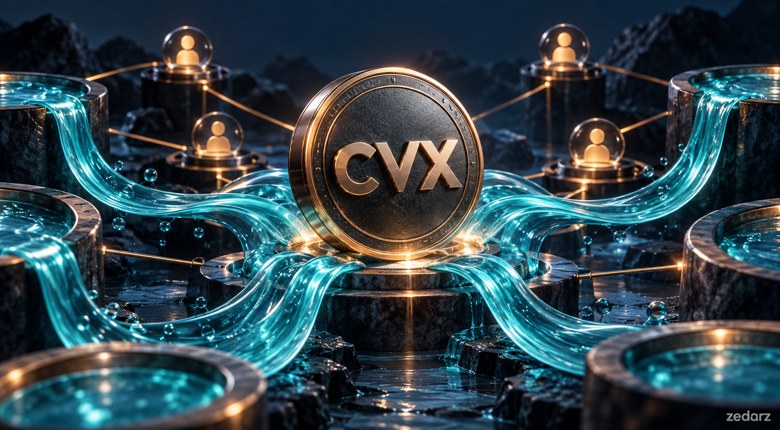 تصویر مفهومی کانواکس فایننس CVX و جریان نقدینگی دیفای
