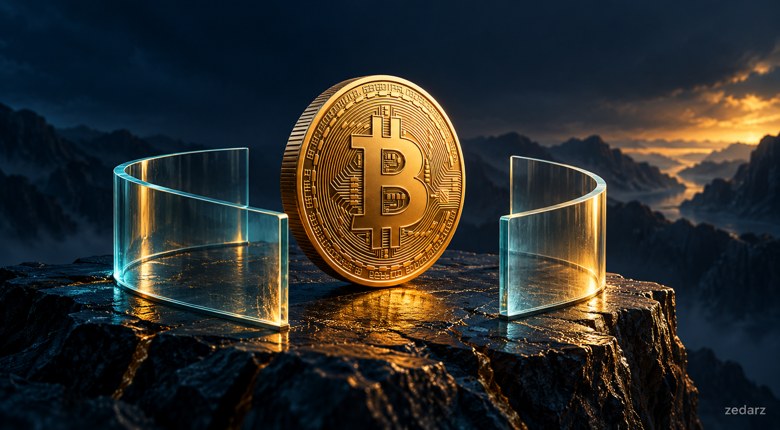 تصویر مفهومی ETF بیتکوین و محافظت محدود در برابر افت؛ نه تضمین سرمایه