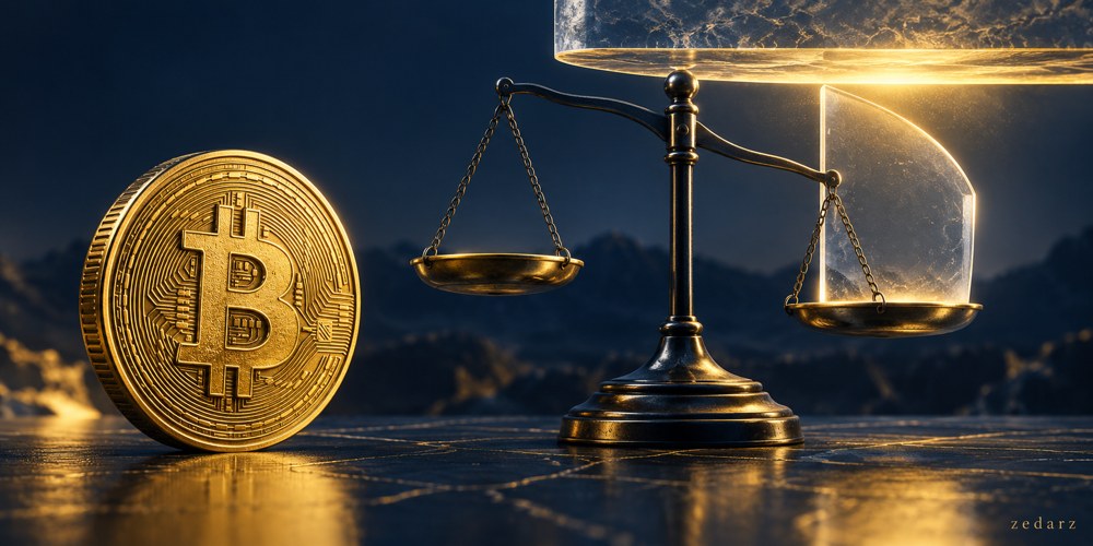 تصویر مفهومی مبادله بخشی از سود بالقوه با محافظت مشروط در برابر زیان