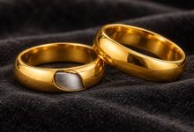 تصویر مفهومی تفاوت روکش طلایی و فلز زیرین زیورآلات