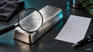 تصویر مفهومی بررسی اصالت شمش نقره پیش از خرید